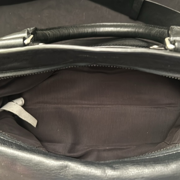 Rag & Bone Pilot Leather Satchel Bag, some wear but good shape - Picture 12 of 15